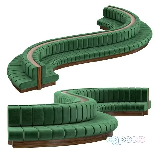 3ds Max Free – Lobby sofa S3