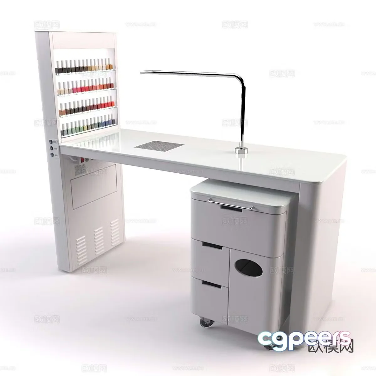 Manicure table manicure table 3d model