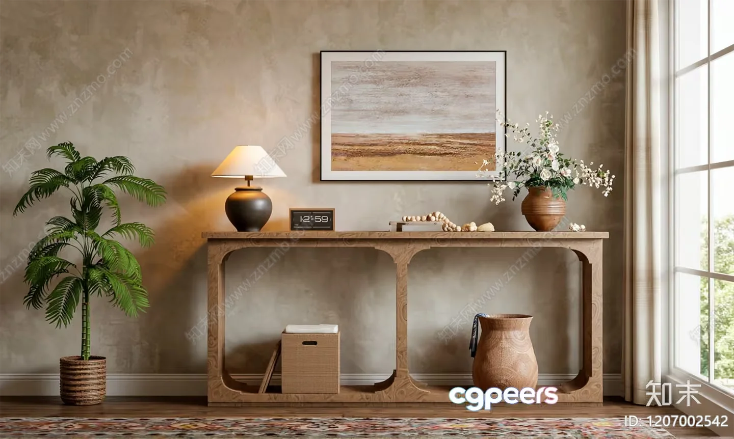 Modern Living Room 3D Model – 10414 – VRAY Render
