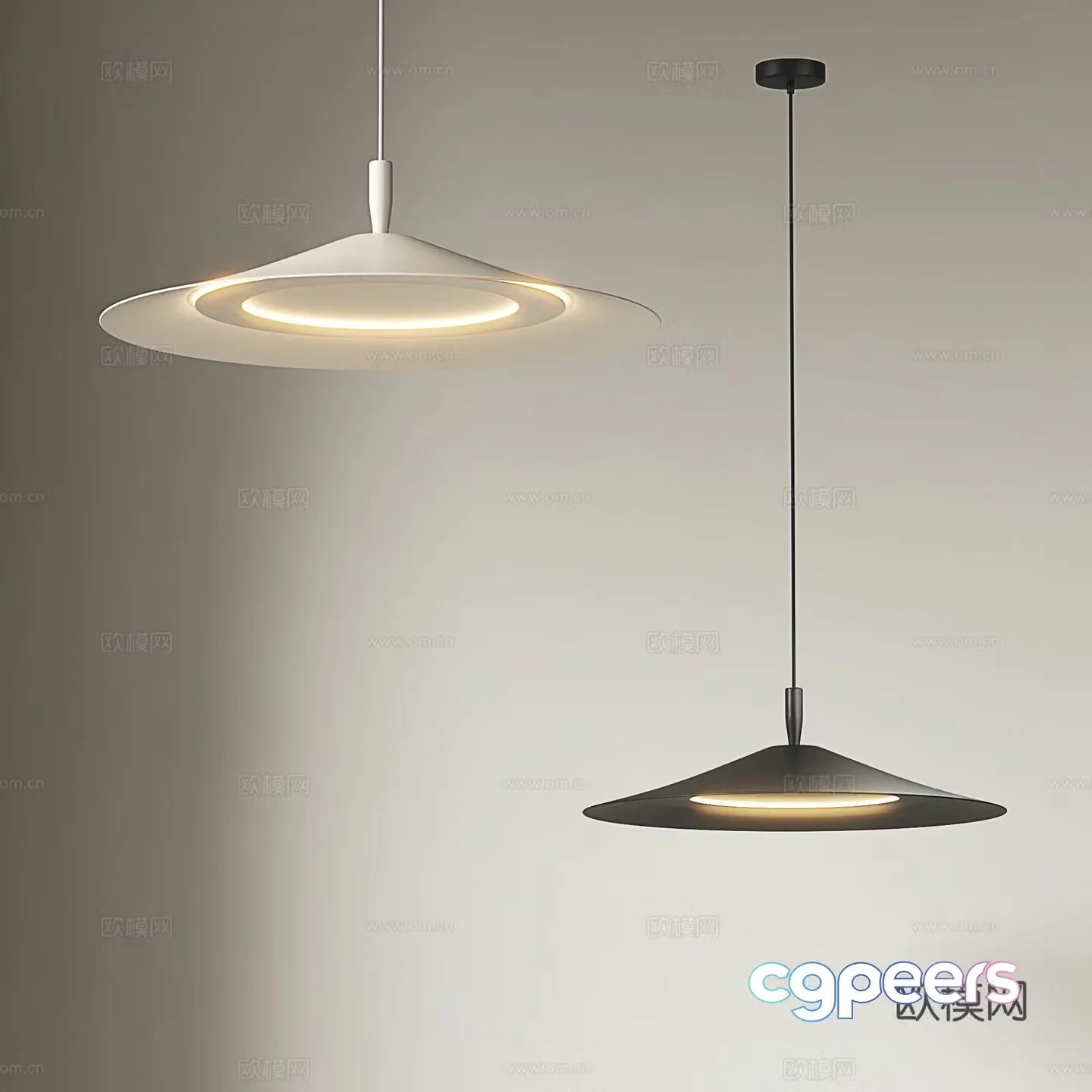 Modern Chandeliers Minimalist Chandeliers Restaurant Chandeliers Bar Chandeliers UFO chandelier 3D Model