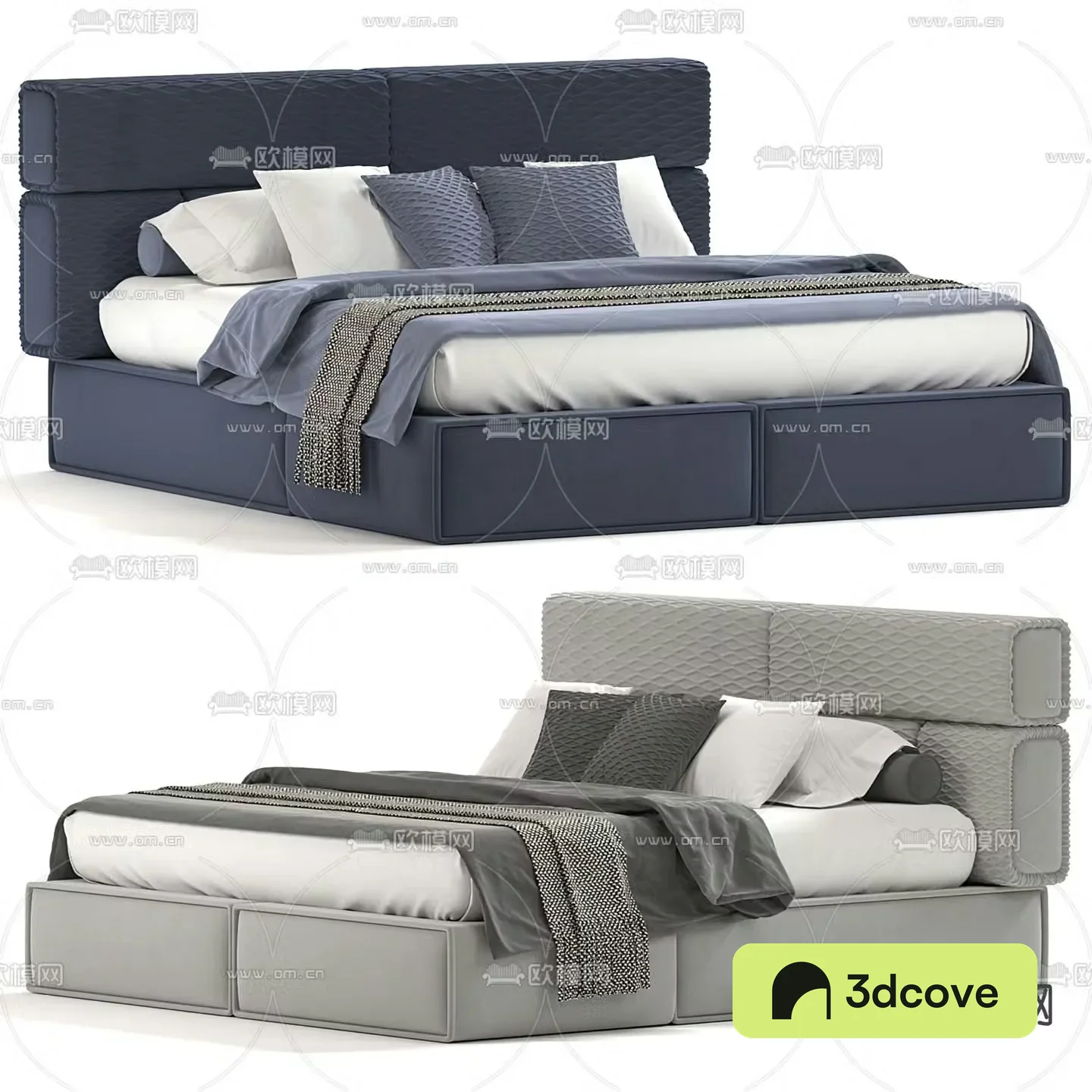 cornelio modern double bed