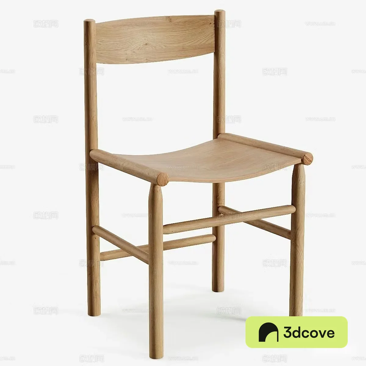 Log chair single chair