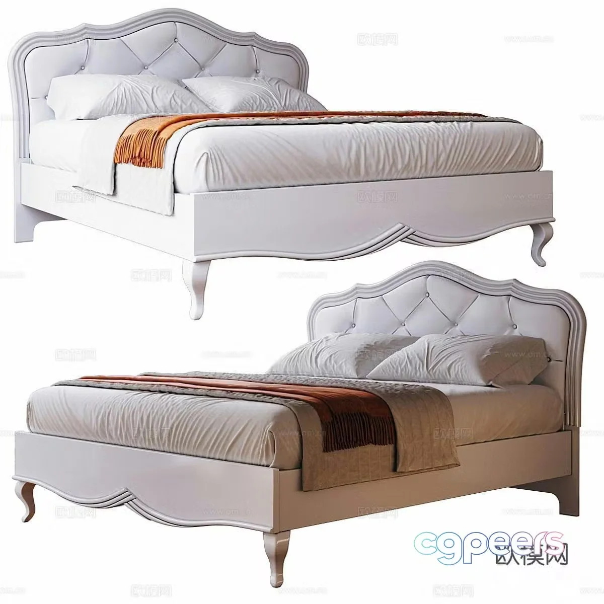 BUCZYNSKI double bed 3d model