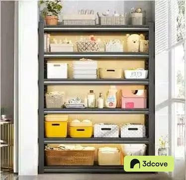 Grey Shelving Unit