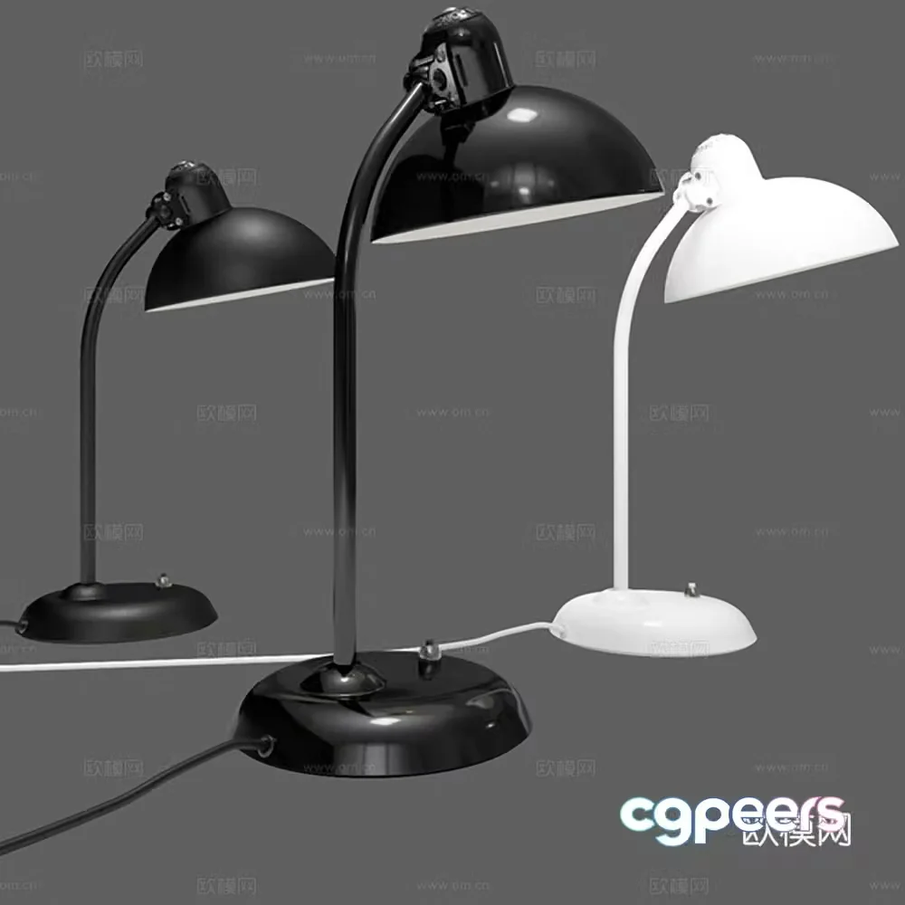 Modern desk lamp 3d model