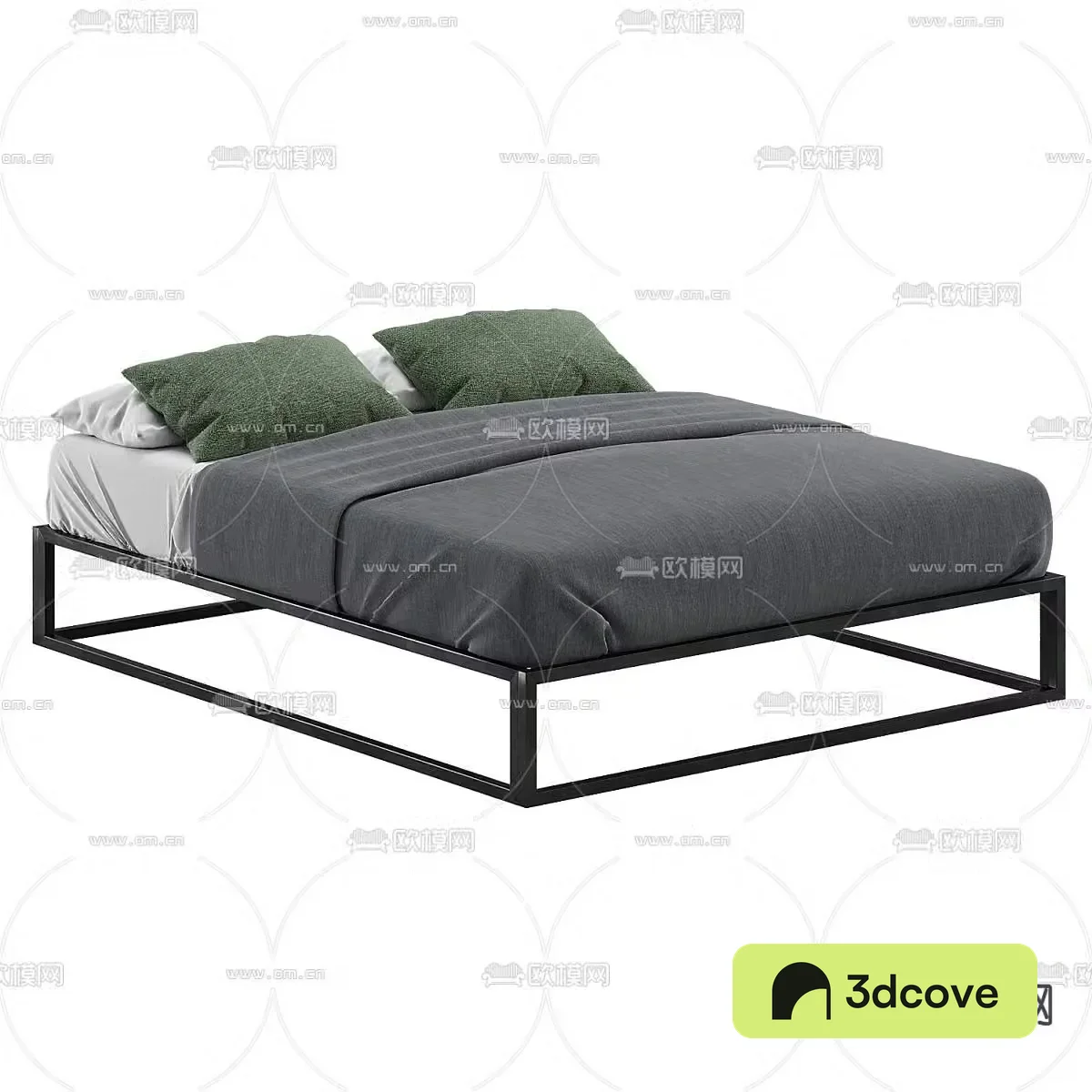 Modern double bed