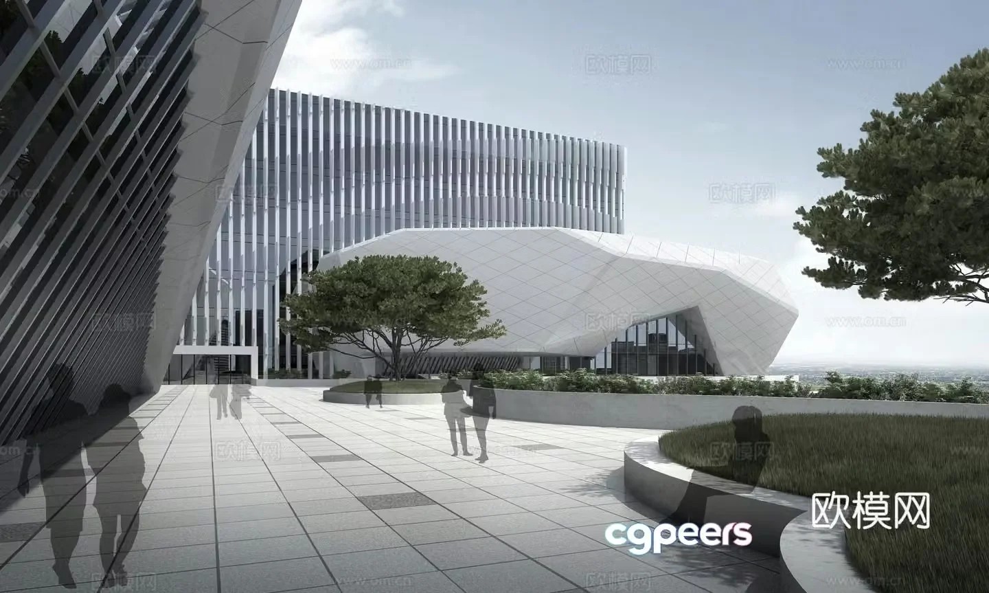 3D model of the appearance of the National Activity Center