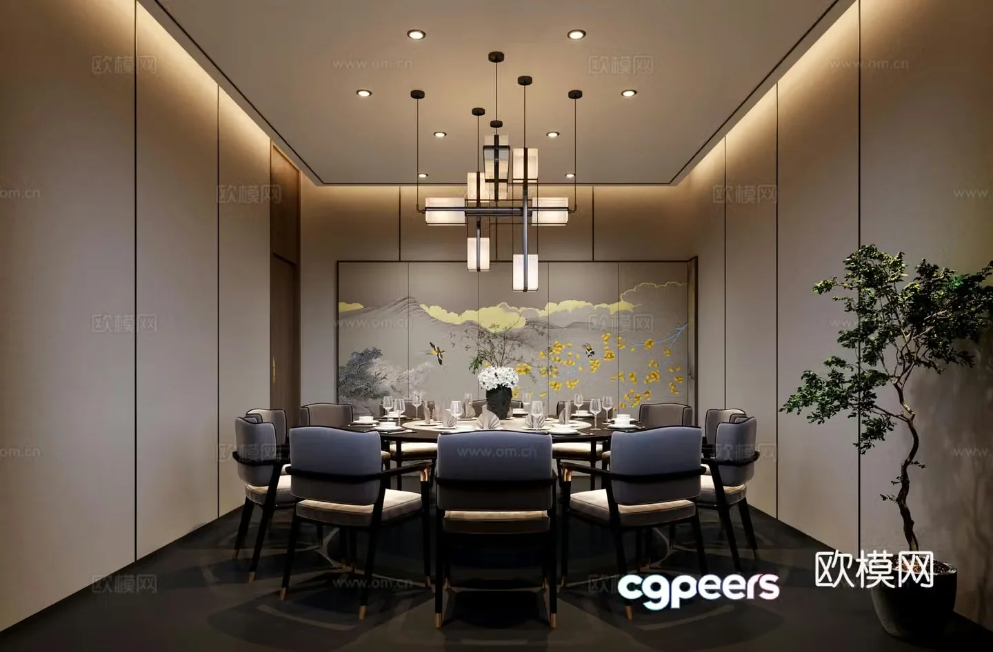 Private room 3D model