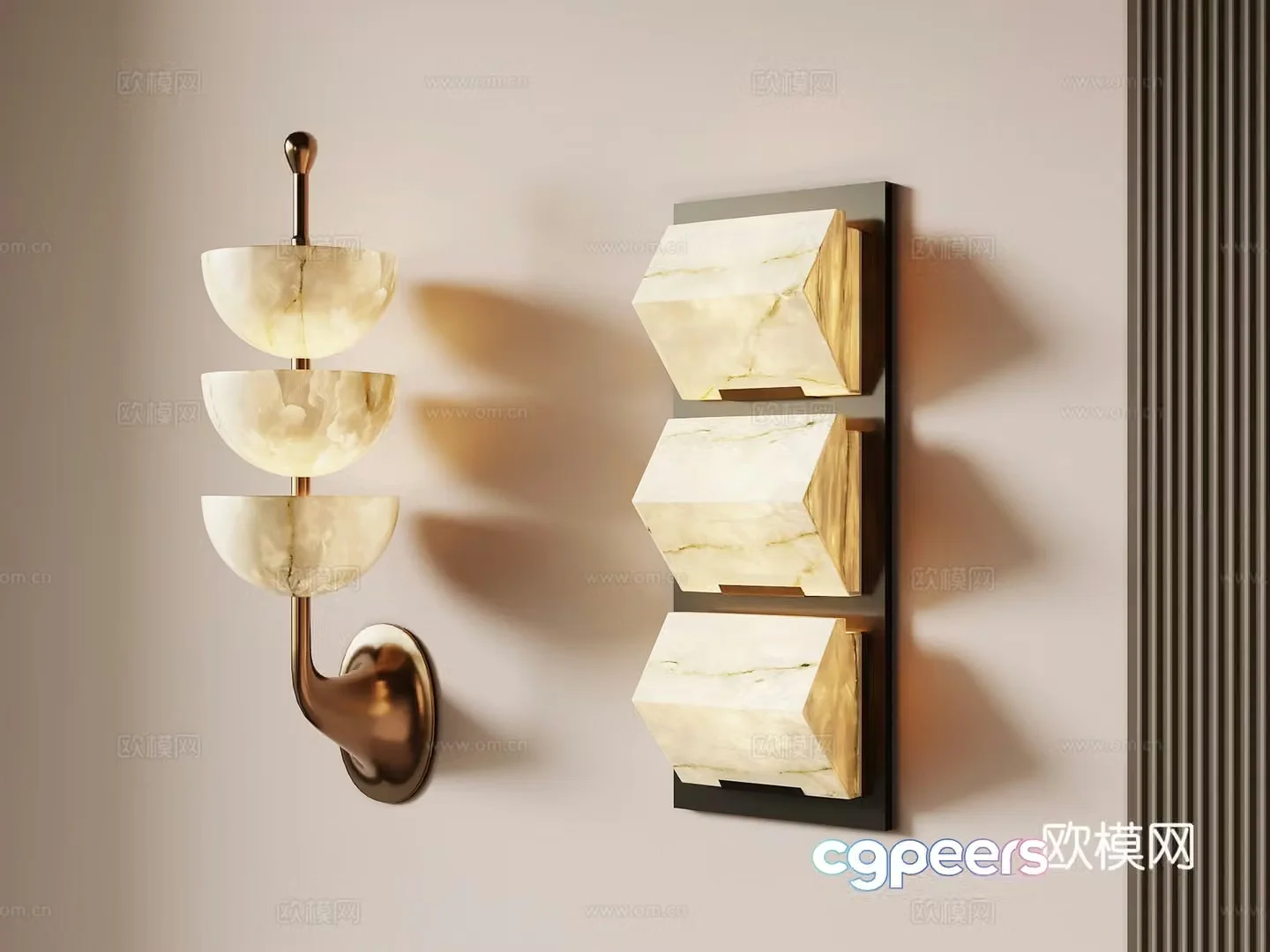 Wall lamp French medieval style wall lamp decorative lamp bedside lamp 3d model