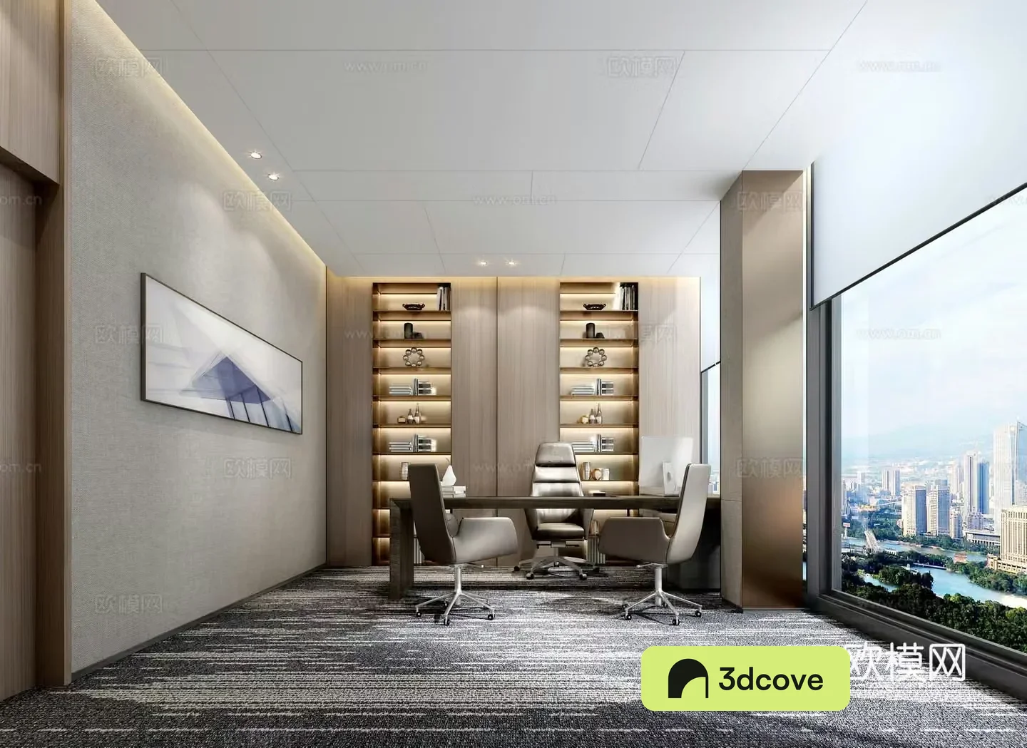 Modern manager room