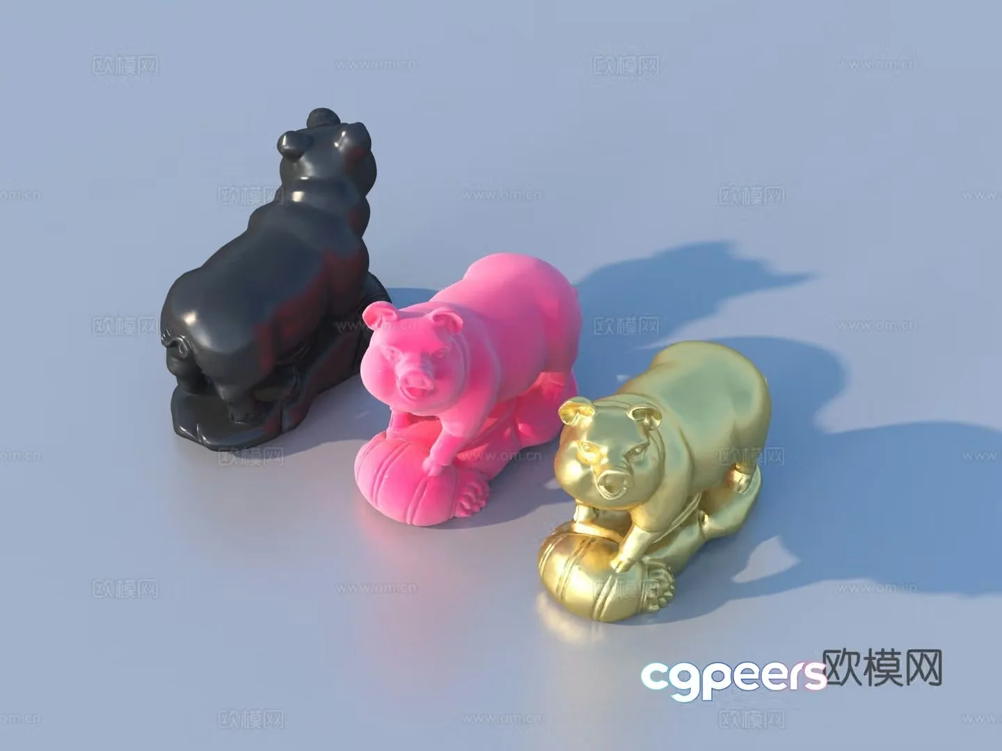 Sculpture Animal Ornaments Sketch 3D Model