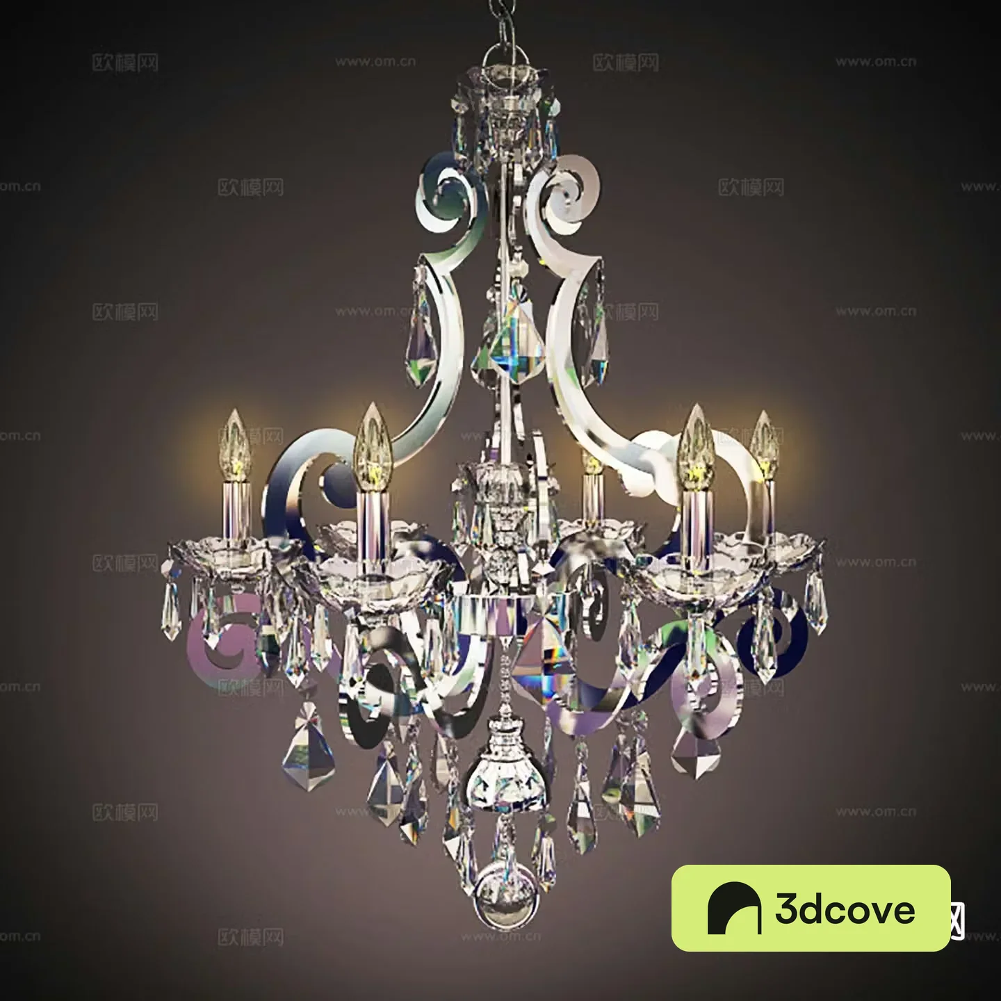 Modern crystal lamp candlestick chandelier