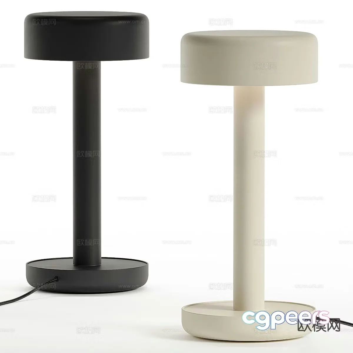 Modern desk lamp 3d model