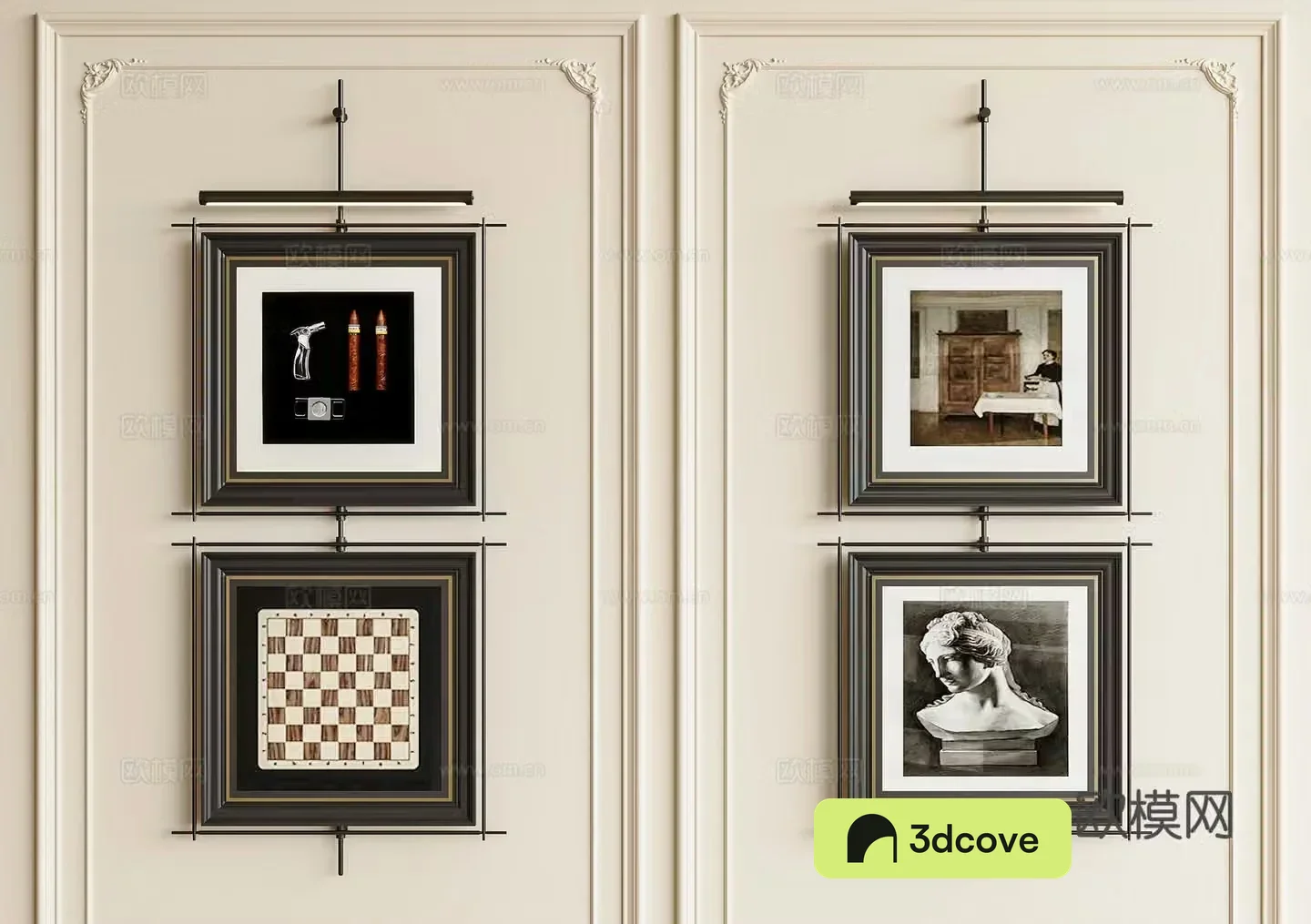 French medieval hanging painting Middle-style hanging painting Decorative painting Entrance hanging painting Living room hanging