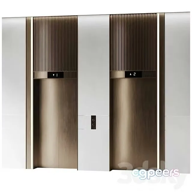 3ds Max Free – Elevator Hall 02