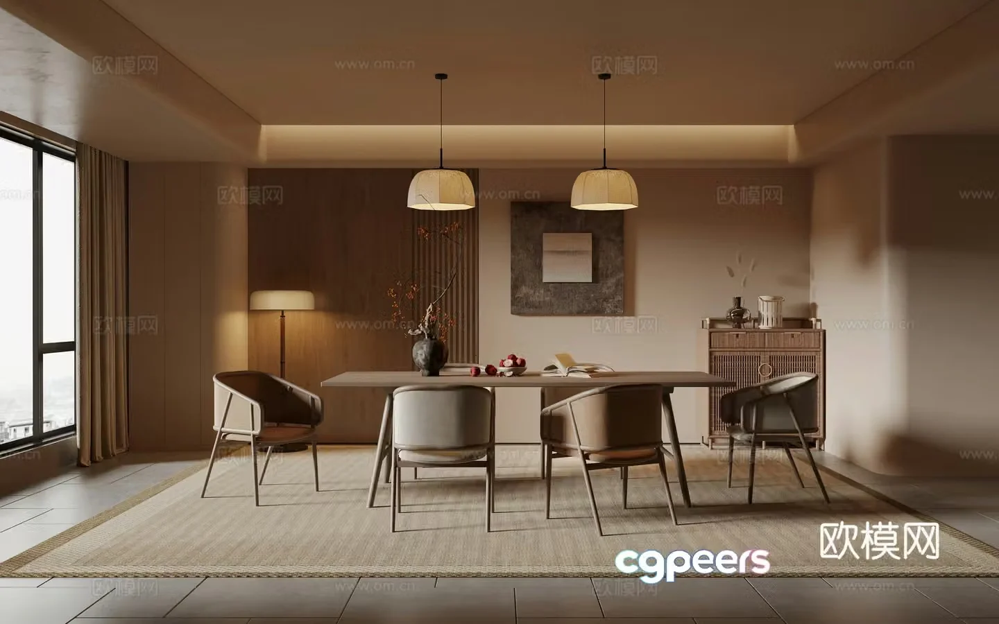 Wasabi Middle Ages Open Home Restaurant 3D Model