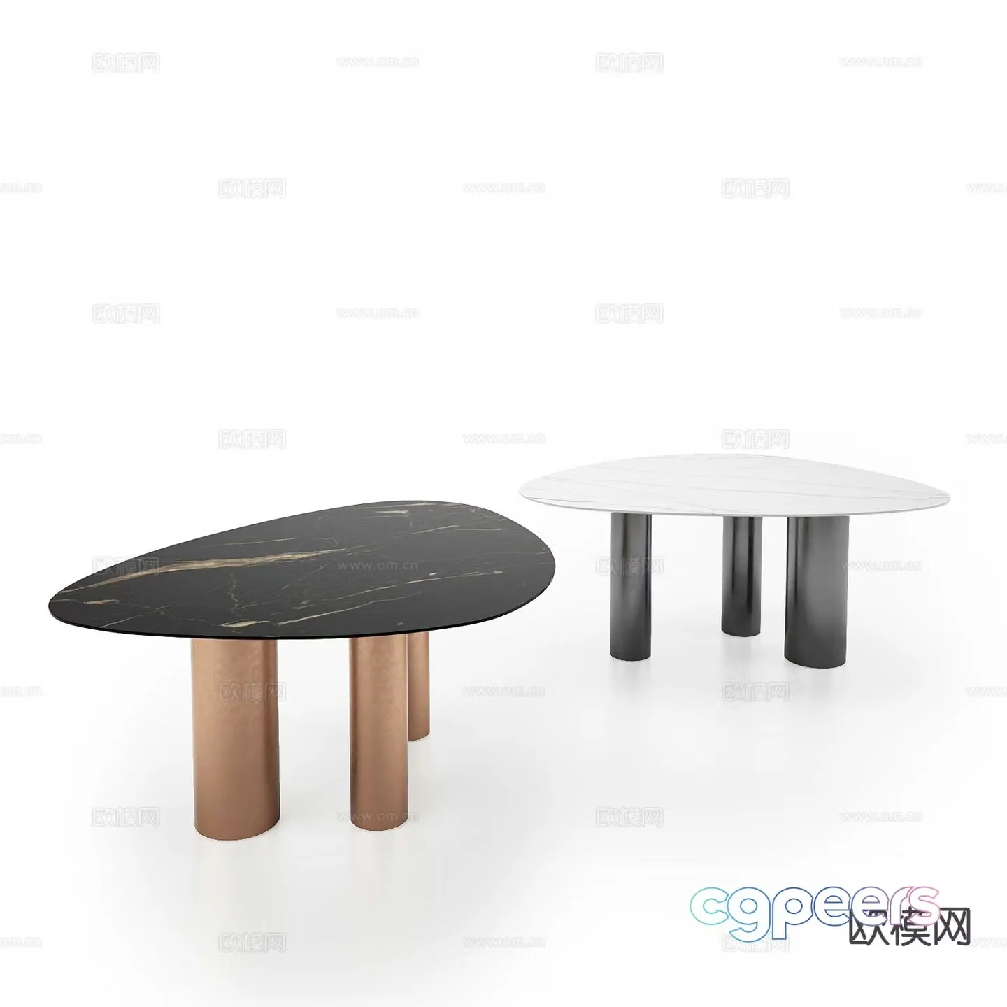 Italian dining table 3D model