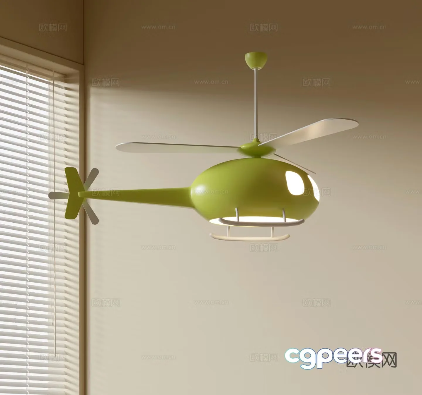 Modern children’s chandeliers airplane chandeliers simple chandeliers special chandeliers children’s room chandeliers 3D model