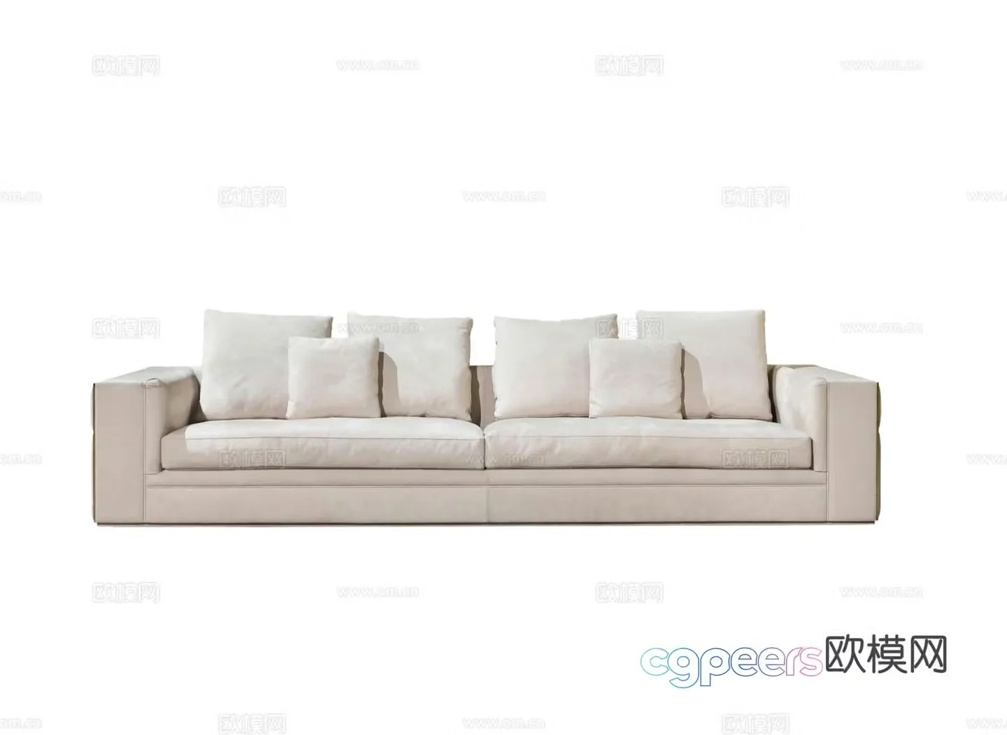 Visionnaire Babylon Multiplayer Sofa 3D Model