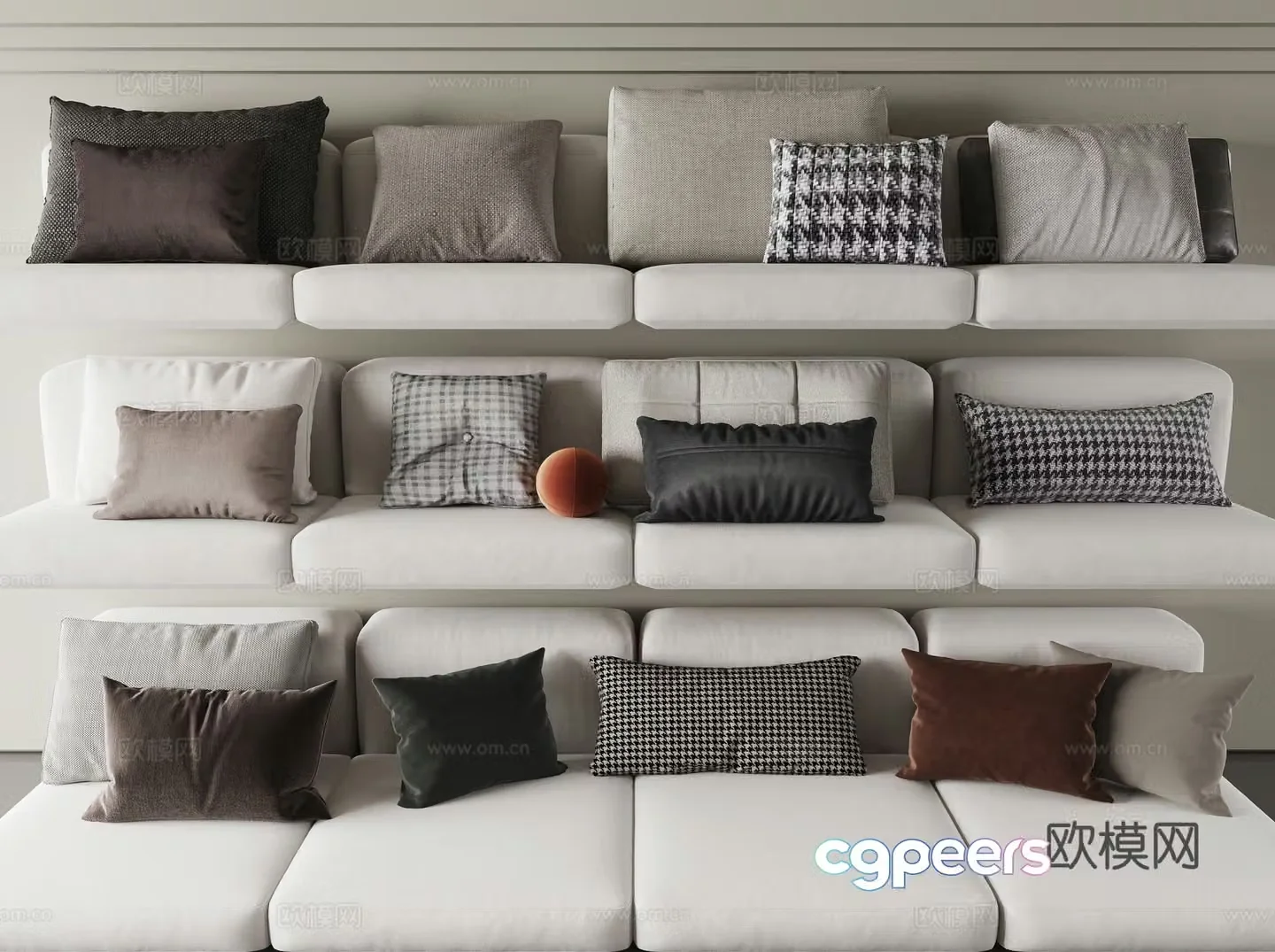 Modern pillow pillow 3d model