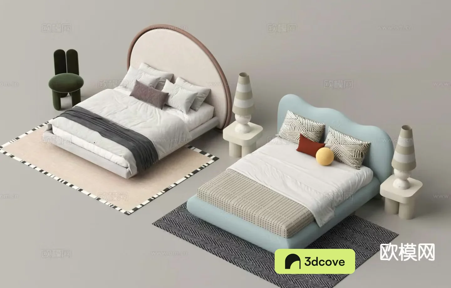 Modern children’s bed double bed