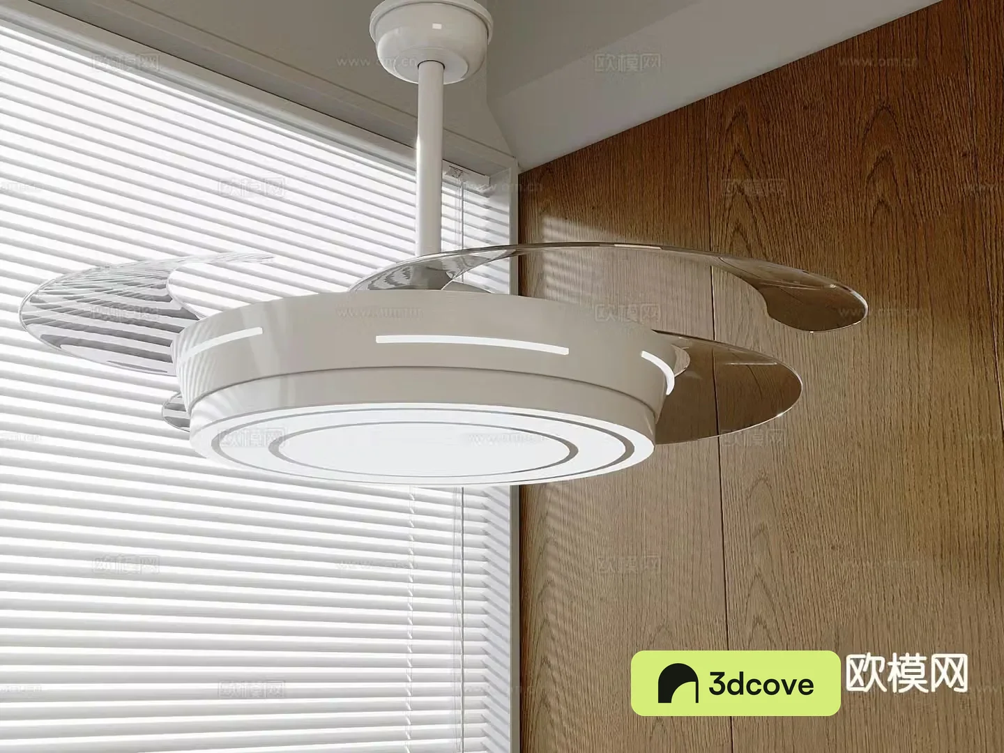 Modern chandelier fan light
