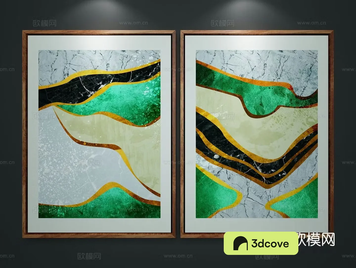 Nordic decorative painting abstract hanging painting