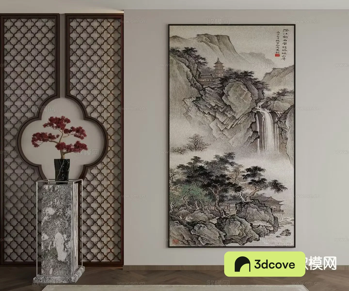 New Chinese style decorative painting Chinese painting ink painting