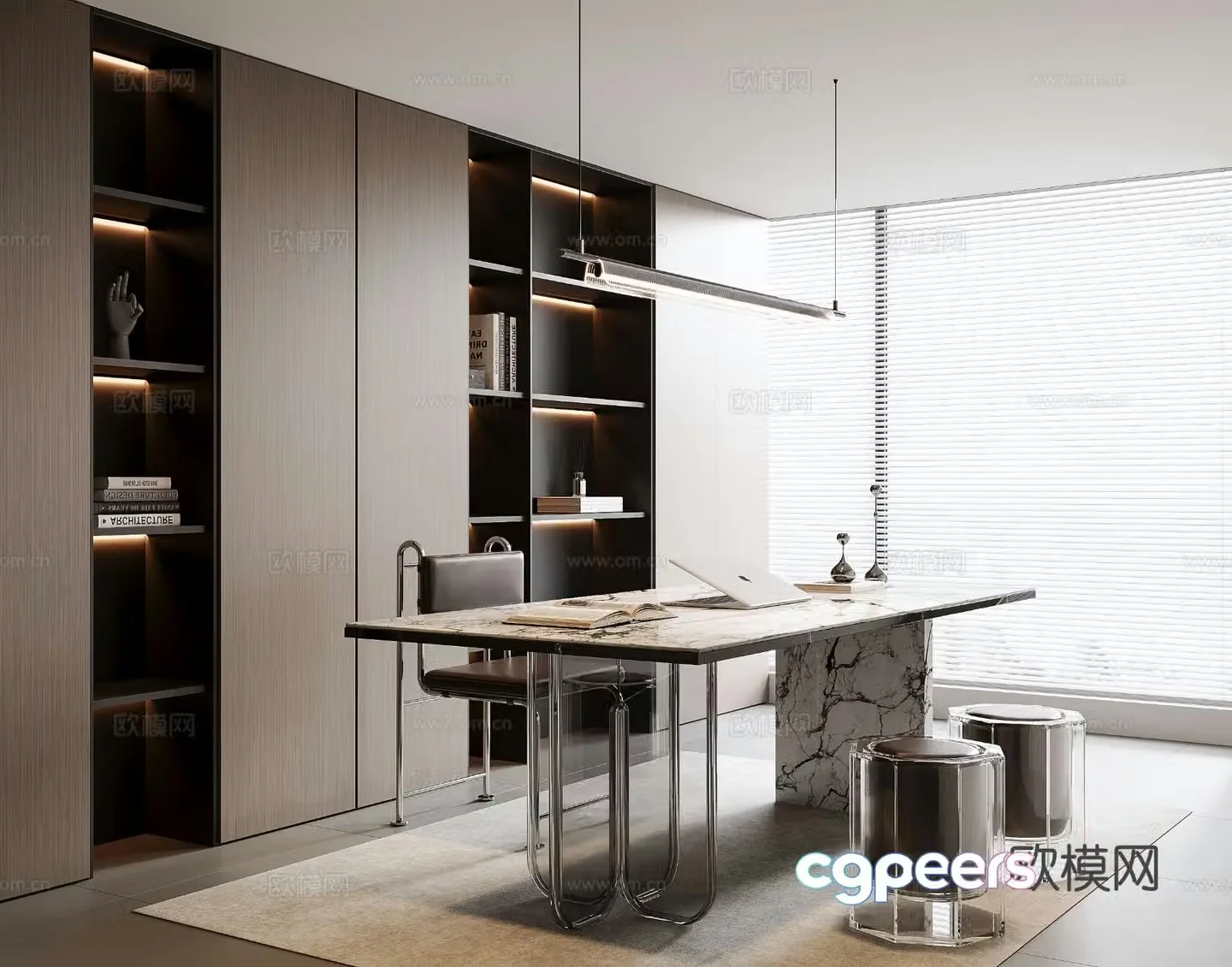 Italian study 3D model