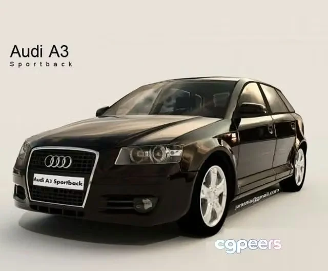 3ds Max Free – Audi A3
