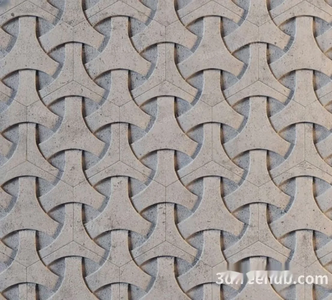 A 3D Floor Design 3D Model – 19890 – VRAY Render