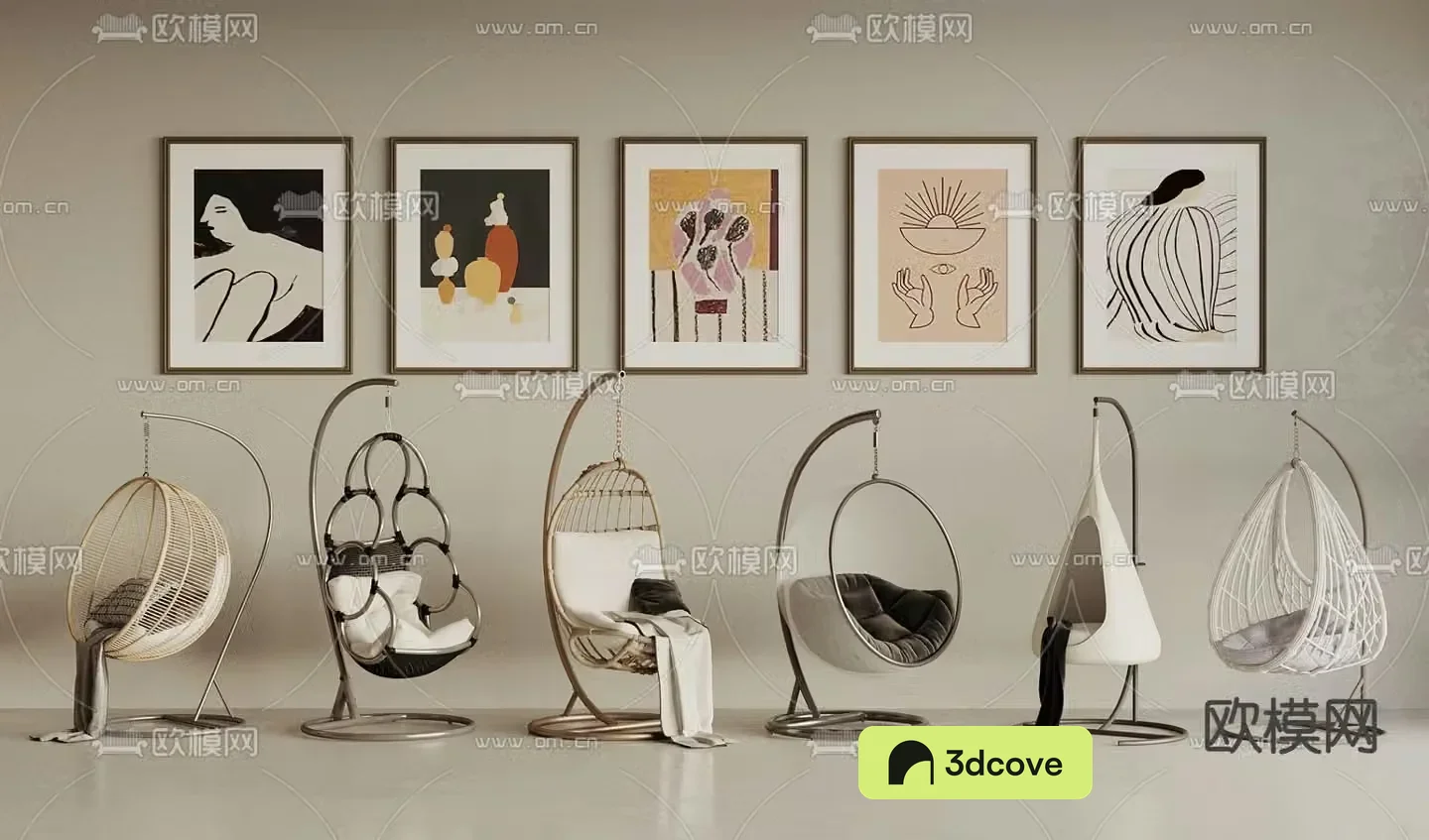 Modern hanging chair