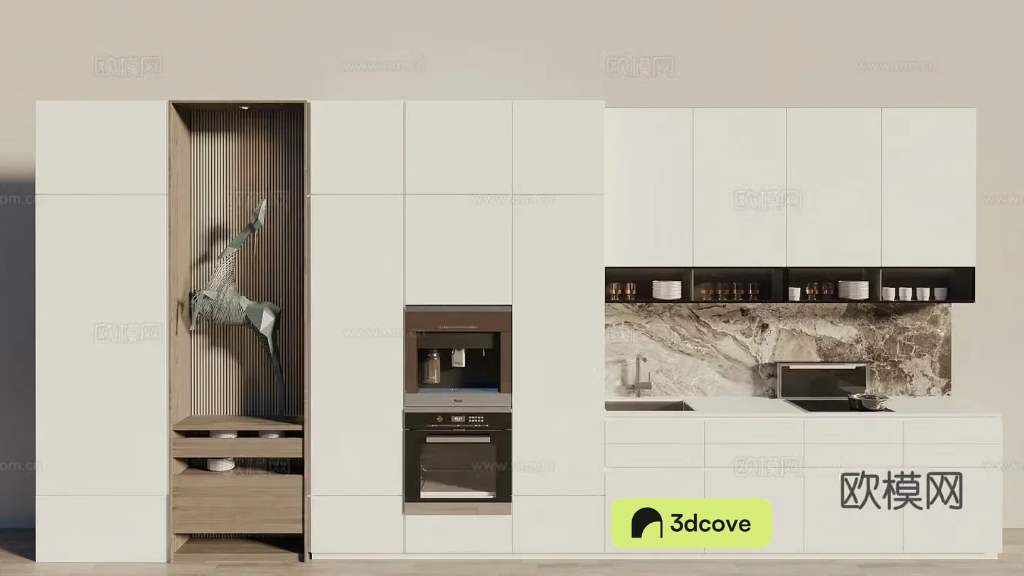 Modern cream-style sideboard wine cabinet sideboard meal preparation apartment cabinet