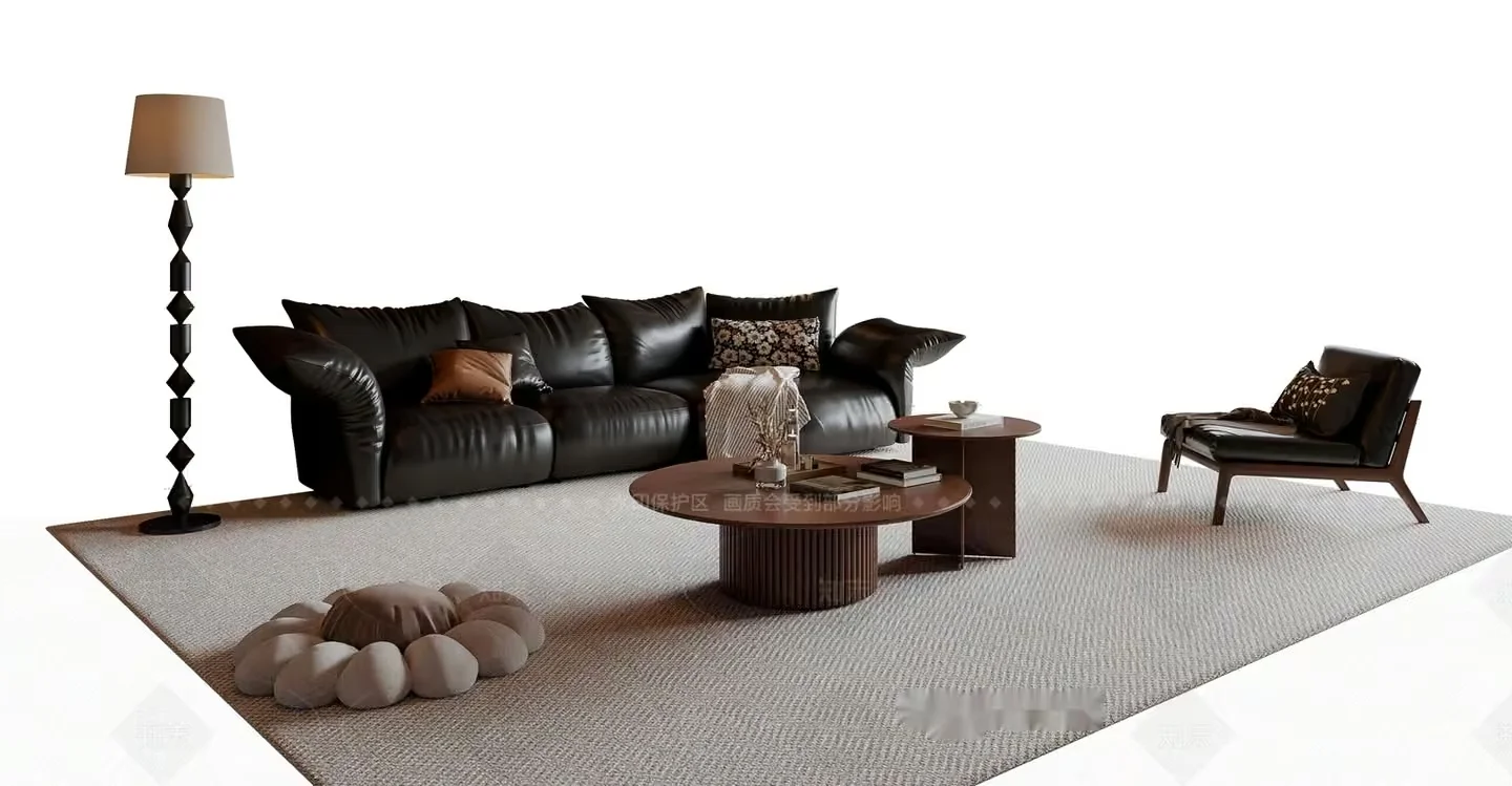 Modern Living Room 3D Model – 14473 – VRAY Render