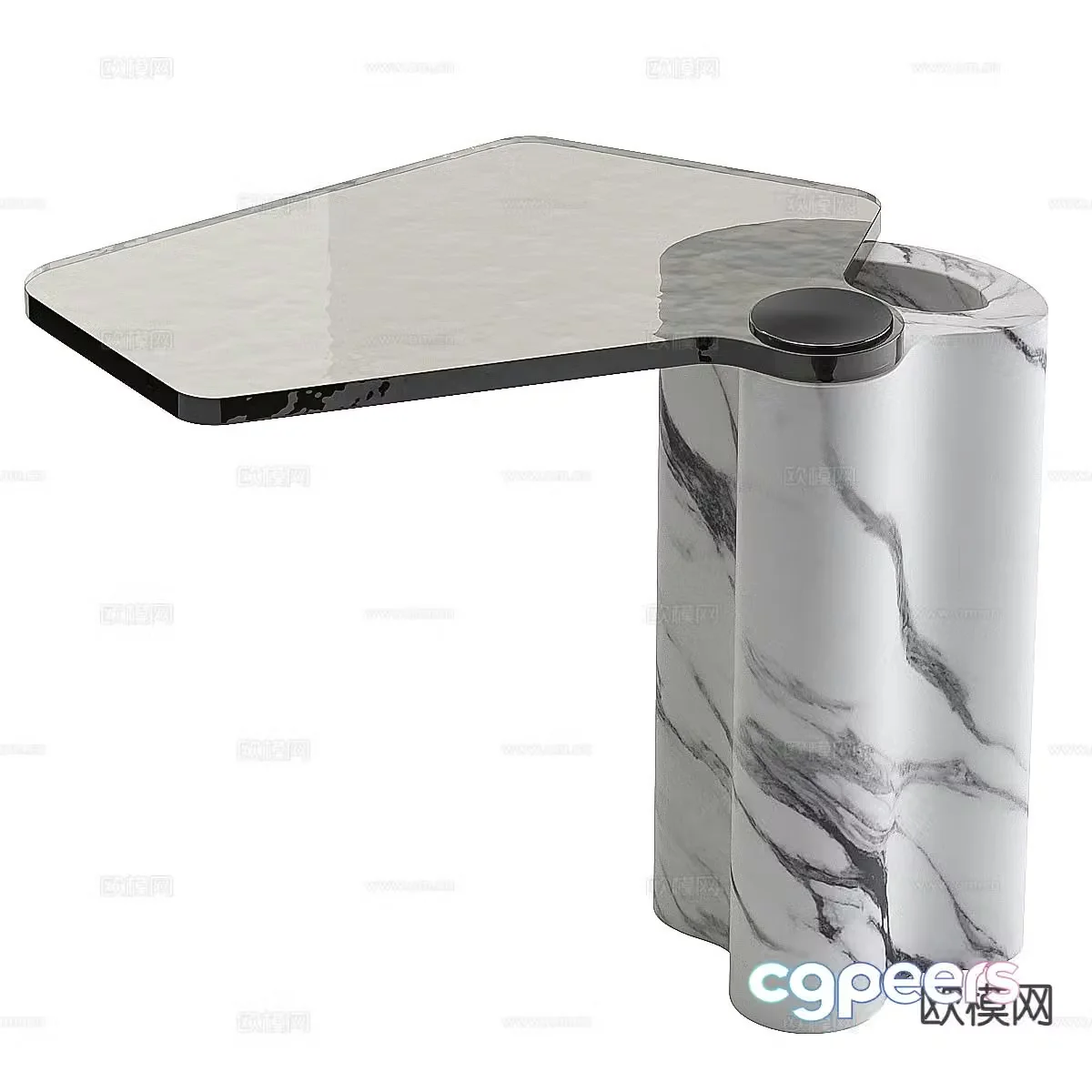 Side table corner table table table 3d model