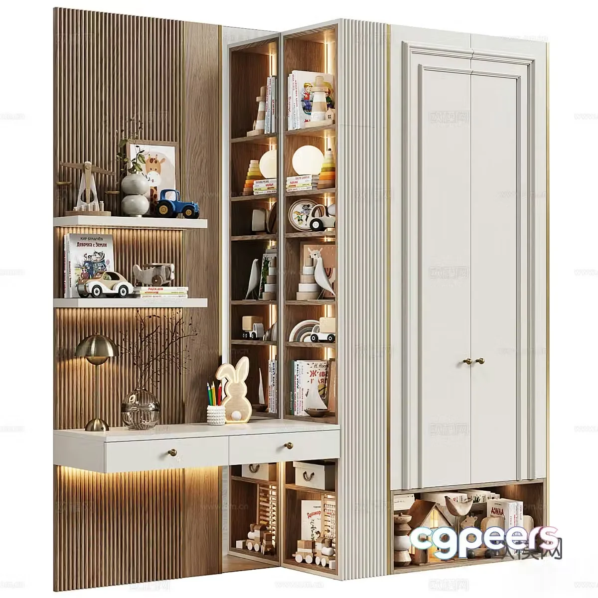 Decorative cabinet 3d model