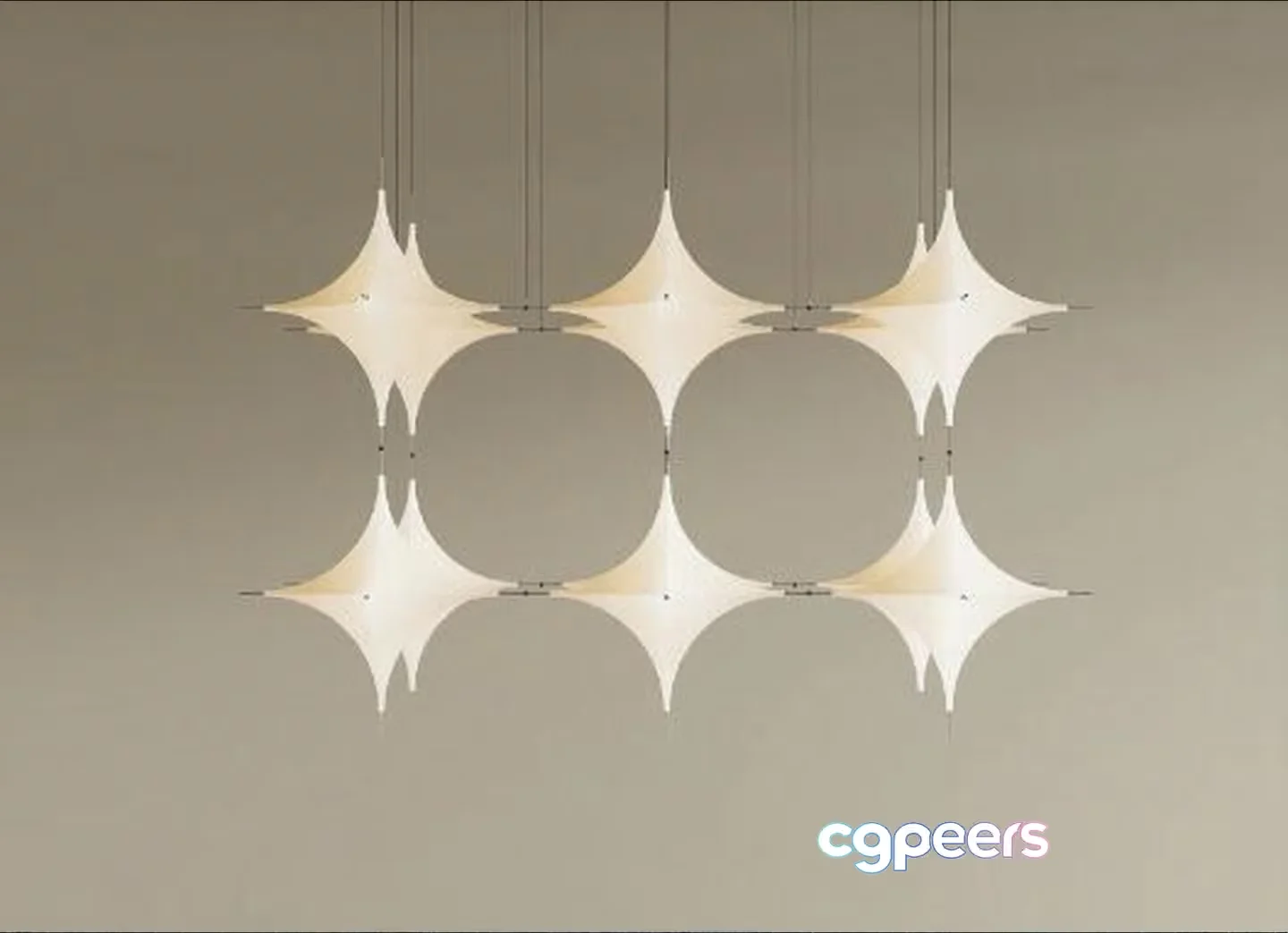 Modern Light Fixture 3D Model – 5865 – VRAY Render
