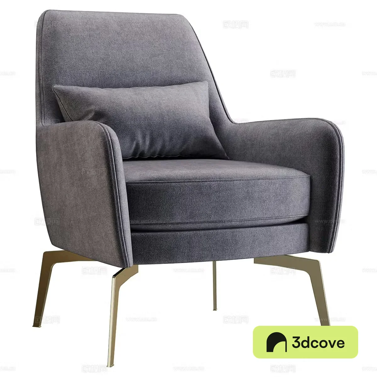 Modern Italian light luxury Vanensi leisure chair
