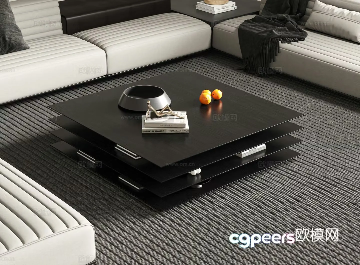 Modern coffee table 3d model
