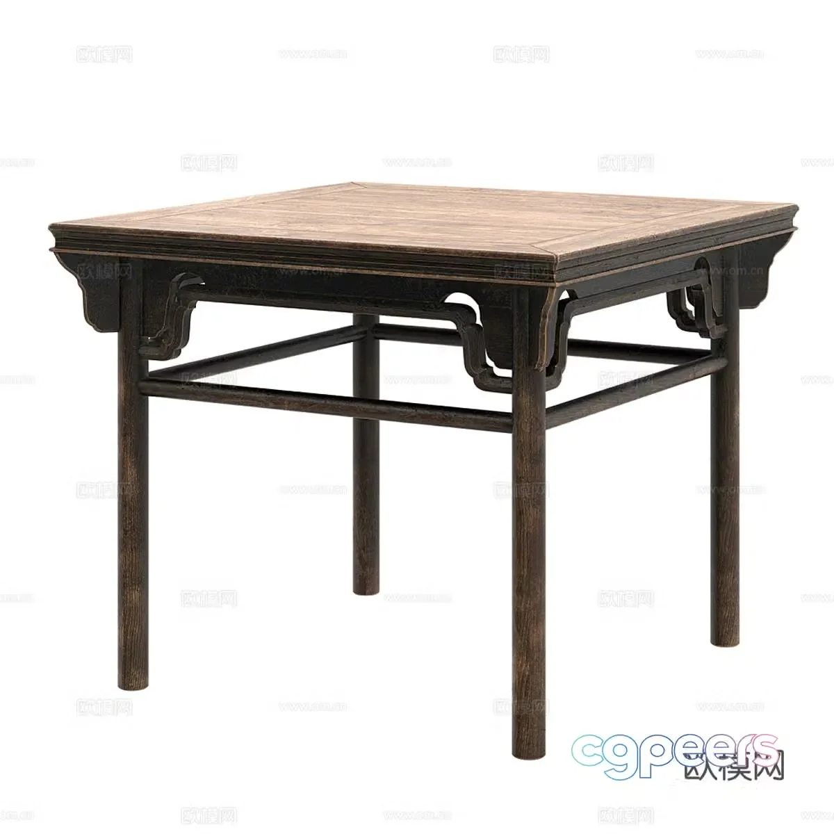 Casual table 3d model