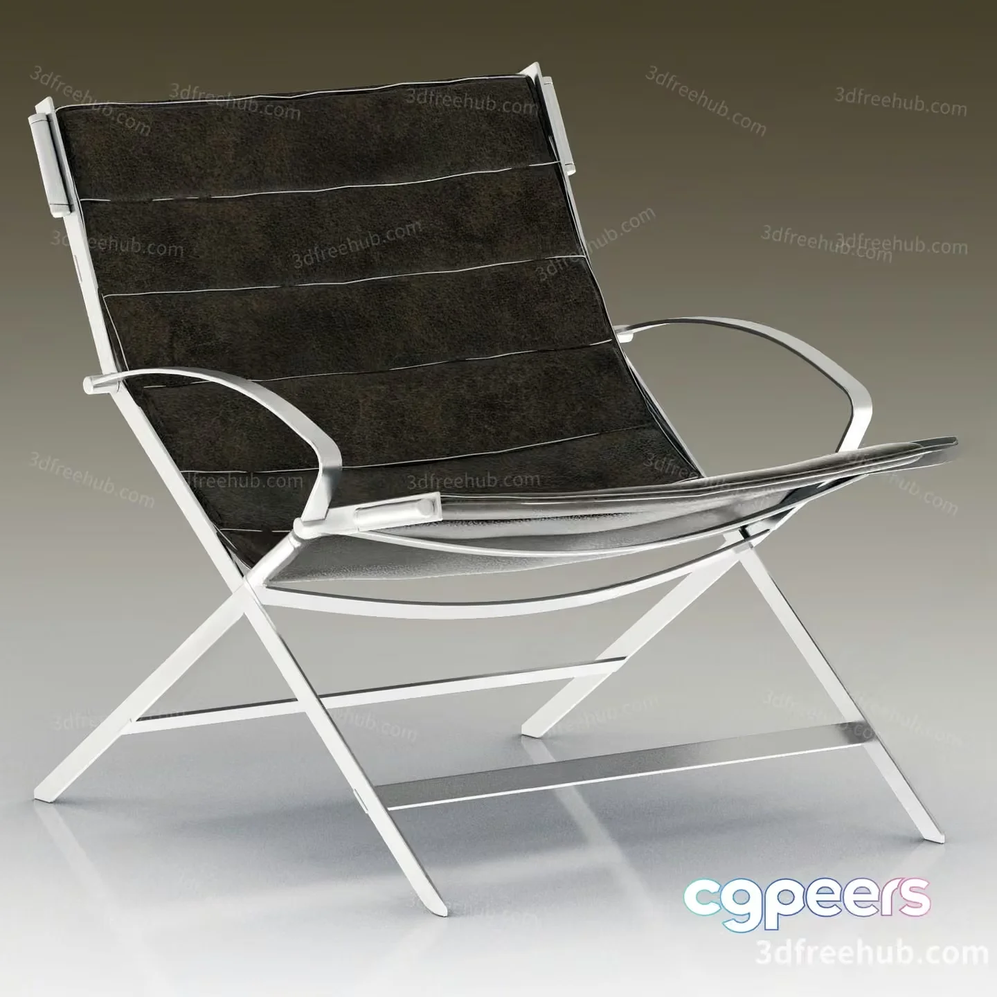 Modern Transparent Chair 3D Model – 22251 – VRAY Render