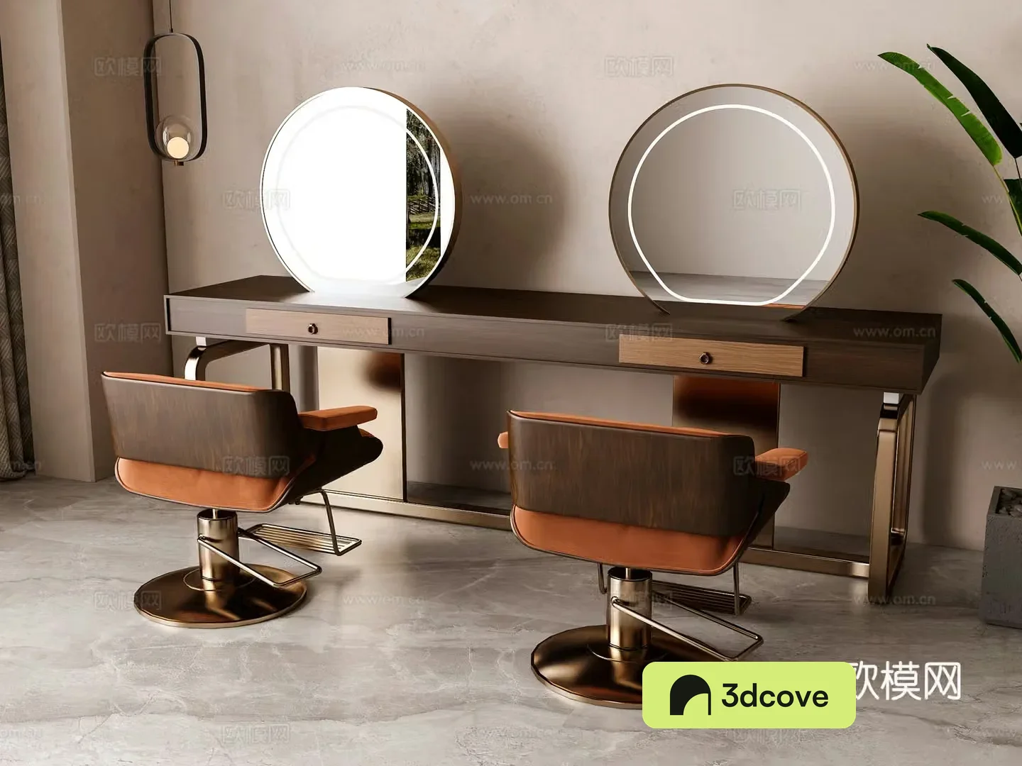 Modern barber chair
