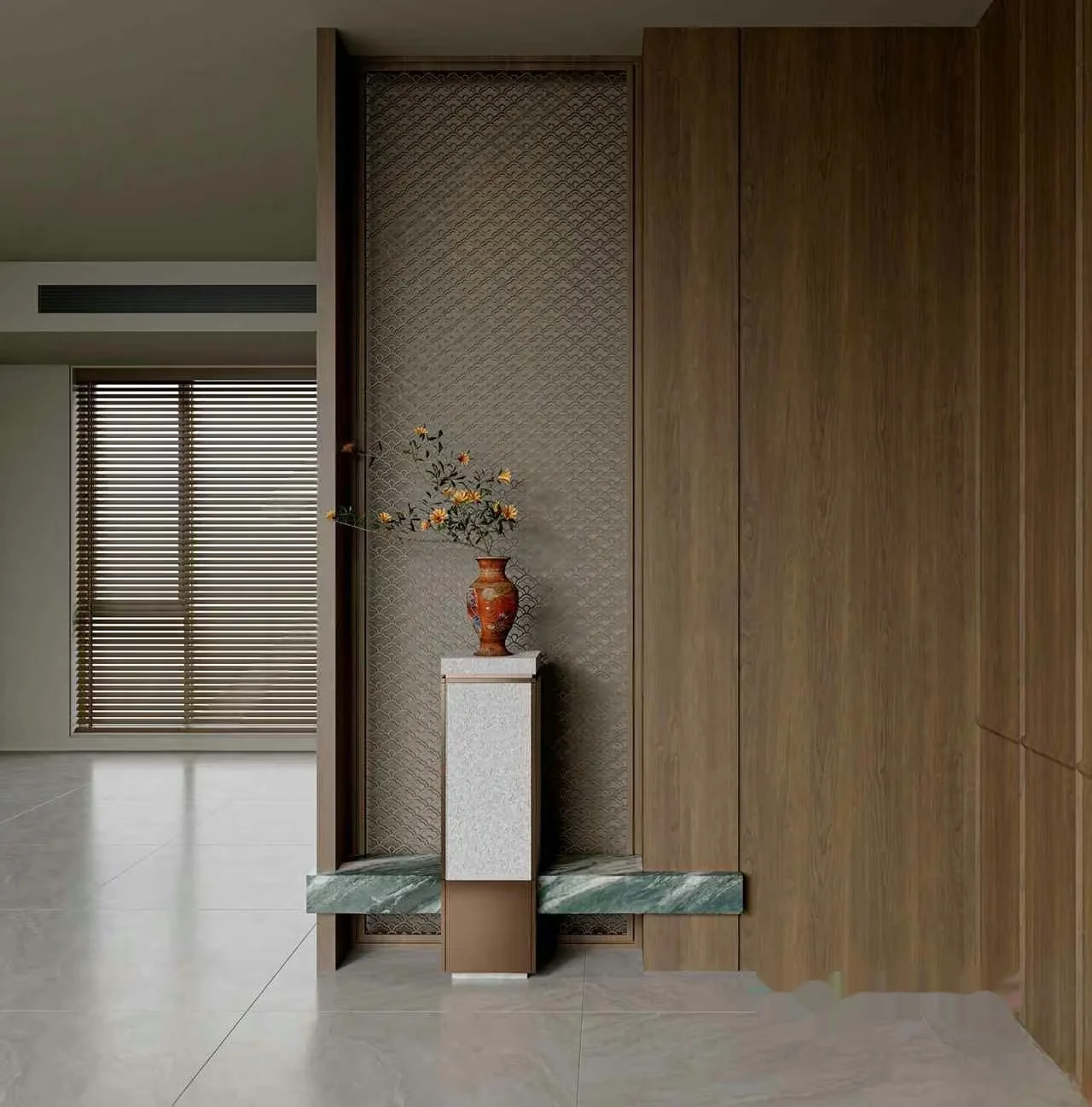 A Modern Interior Space 3D Model – 15117 – VRAY Render