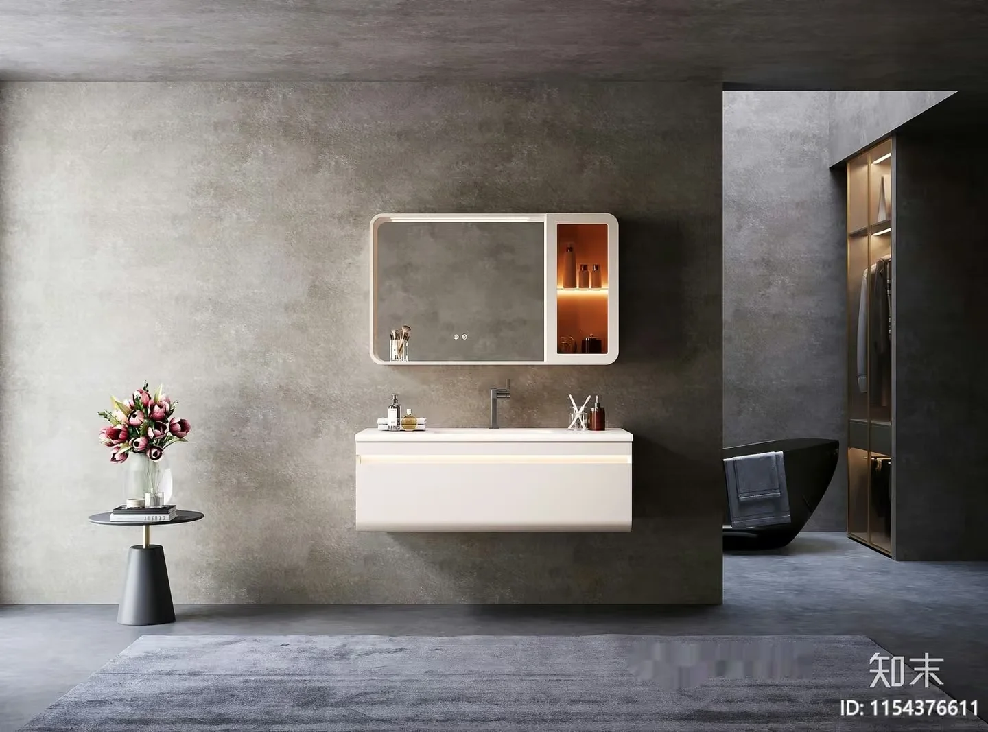 Modern Bathroom Sink 3D Model – 5277 – CORONA Render