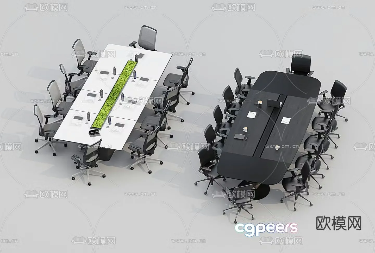 Conference table 3d model