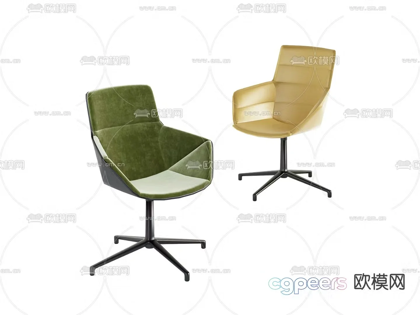 Office chair conference chair staff chair 3d model