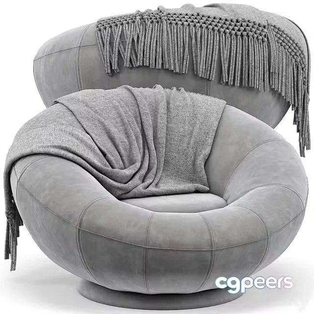3ds Max Free – Groovy swivel chair