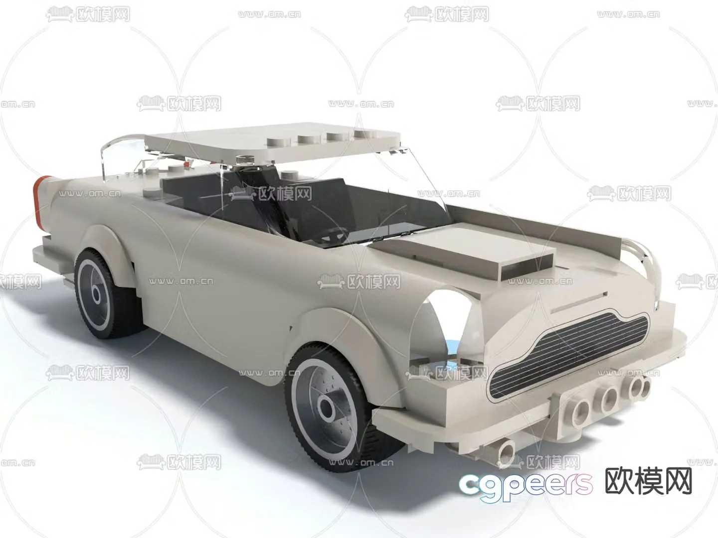 Building blocks toys 3d model