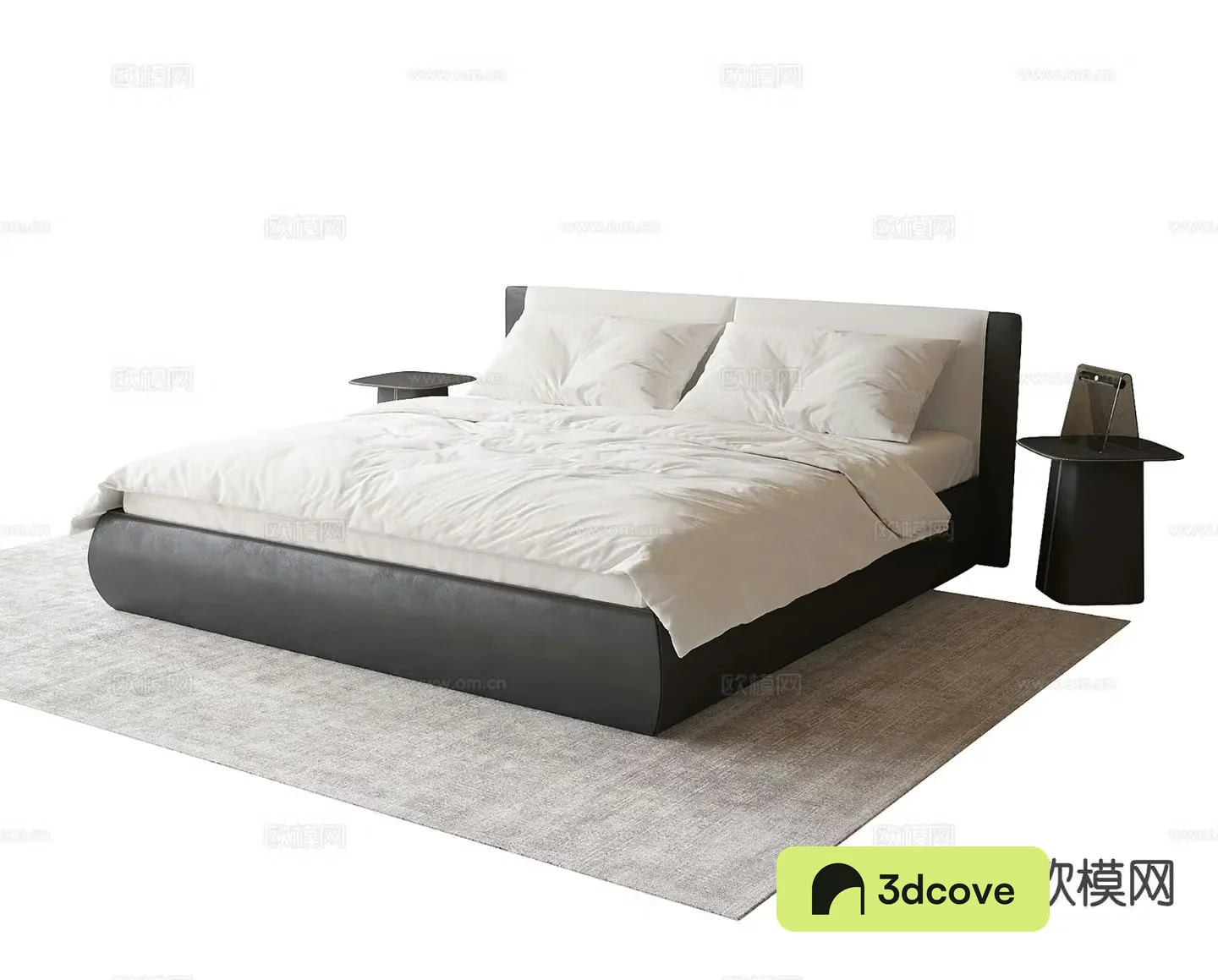 Modern double bed