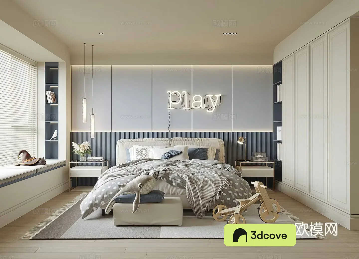 Modern boy room
